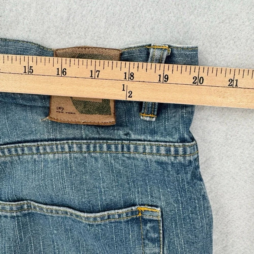 Vintage Phat Farm Baggy Jeans Mens 38x33 Loose‎ Fit Wide Leg Blue Gorpcore Y2K
